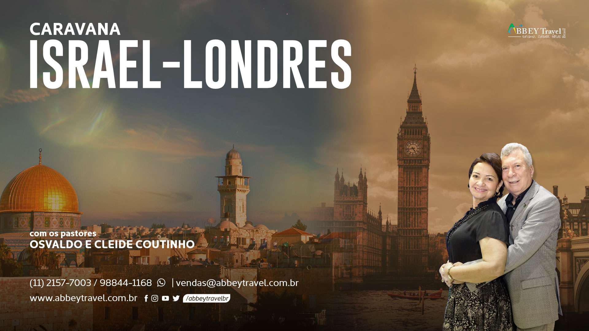 Caravana Israel e Londres com Pr Oslvaldo coutinho nov 2023 Pr